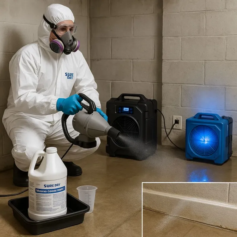 Sanitization and Odor Removal process in Springfield, FL